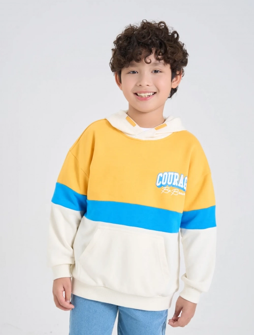 Áo nỉ có mũ bé trai