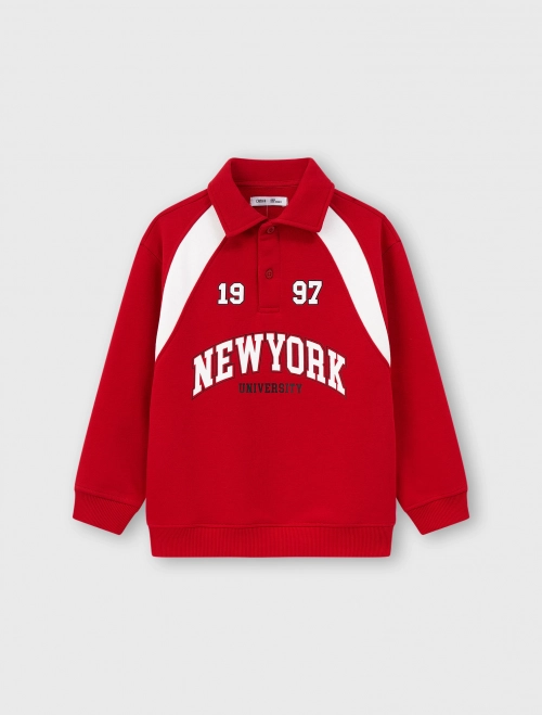 Áo nỉ bé trai có hình in