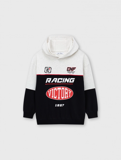 Áo nỉ có mũ bé trai