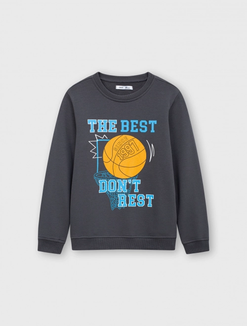 Áo nỉ bé trai có hình in