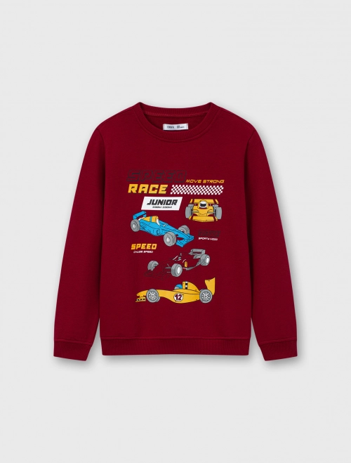 Áo nỉ bé trai có hình in