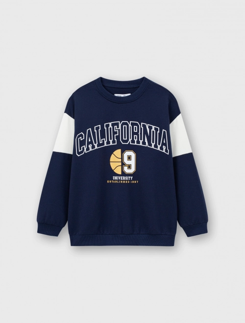 Áo nỉ bé trai cotton USA có hình in