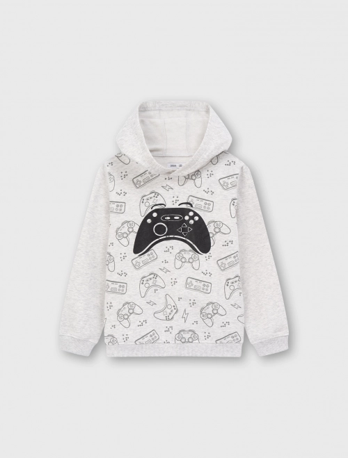 Áo nỉ có mũ bé trai