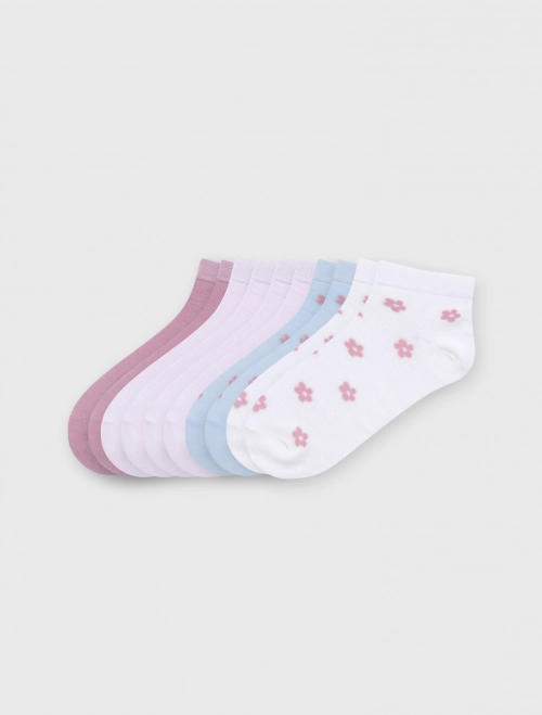 Combo 5 đôi tất unisex trẻ em cổ thấp