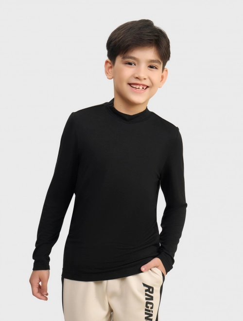 Áo body giữ ấm unisex trẻ em cào bông cổ lửng