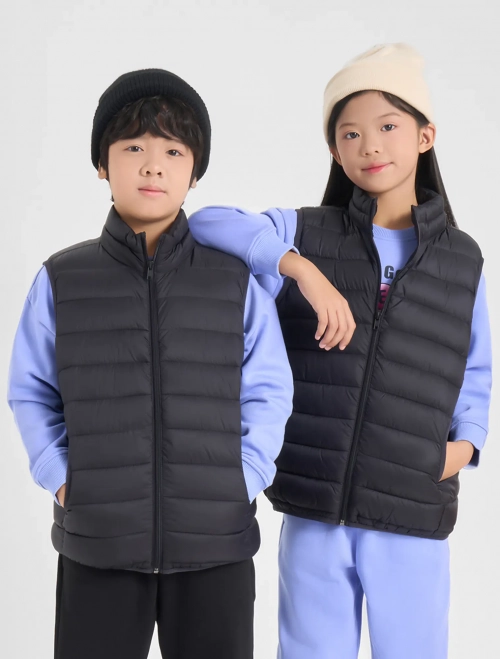 Áo khoác gilet chần bông unisex trẻ em