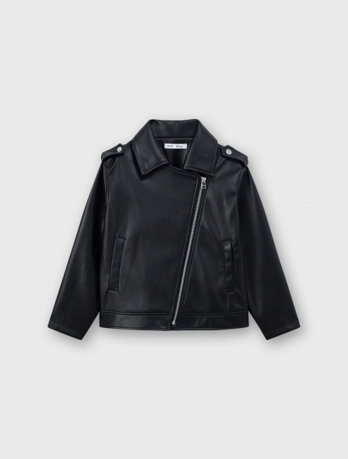 Áo khoác da unisex trẻ em