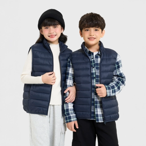 Áo khoác gile chần bông unisex trẻ em