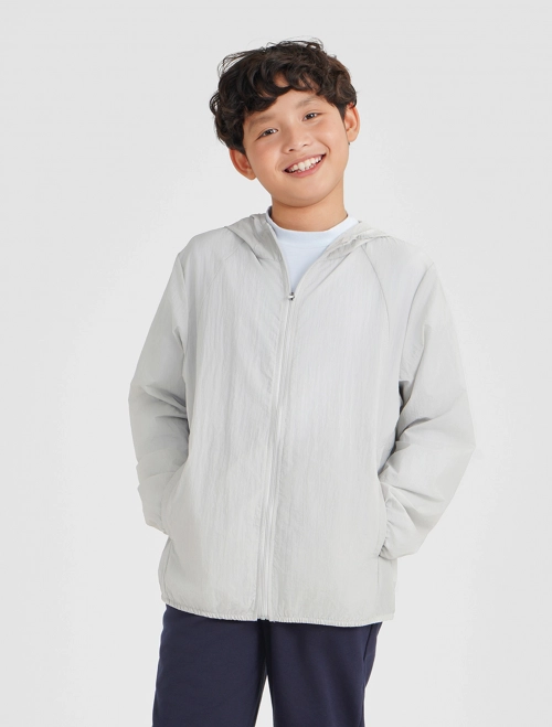 Áo khoác gió active unisex trẻ em trượt nước | Anti UV - Light weight