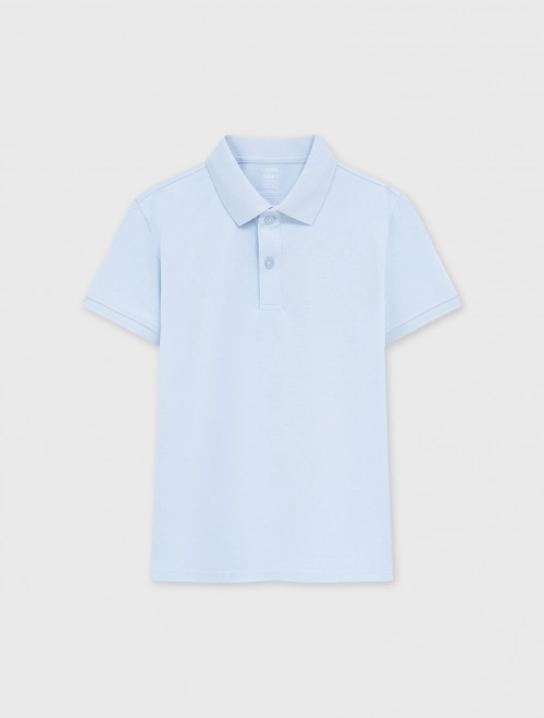 Áo polo unisex trẻ em dáng suông