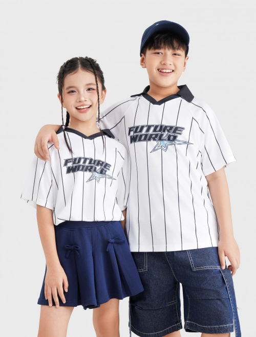 Áo polo unisex trẻ em dáng suông | Wicking