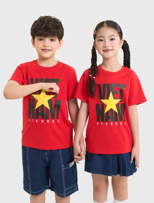 Áo phông unisex trẻ em Việt Nam Độc lập