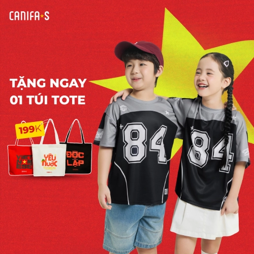 Áo thun unisex trẻ em jersey Vietnam +84