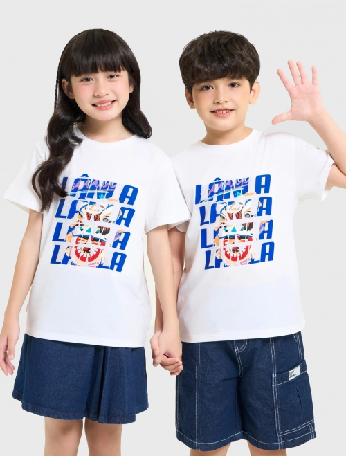 Áo phông unisex trẻ em Lân La