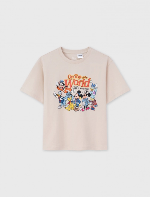Áo phông unisex trẻ em in hình Mickey & Friends