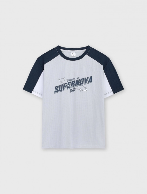 Áo phông active unisex trẻ em có hình in | Wicking
