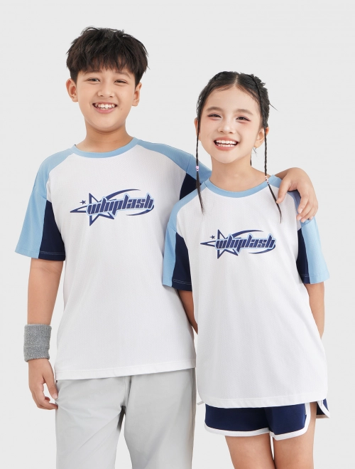 Áo phông active unisex trẻ em có hình in | Wicking