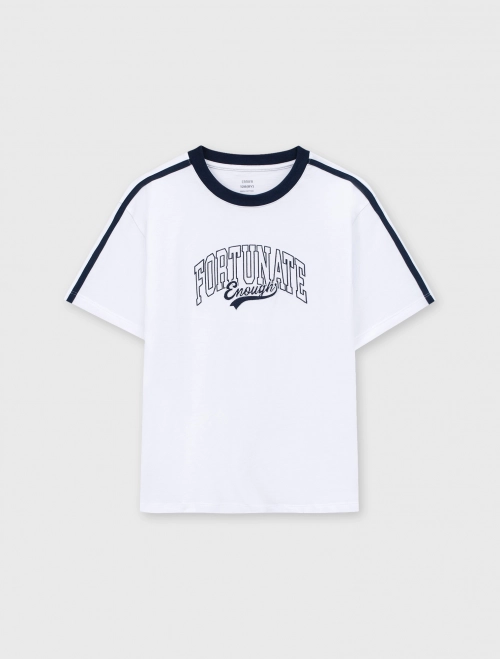Áo phông unisex trẻ em Cotton USA có hình in