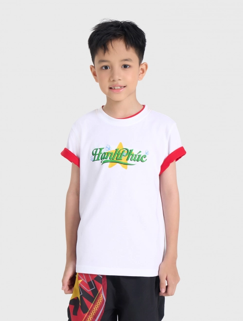 Áo phông Boxy Trẻ em Hạnh Phúc