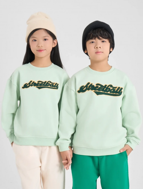 Áo nỉ unisex trẻ em có hình in