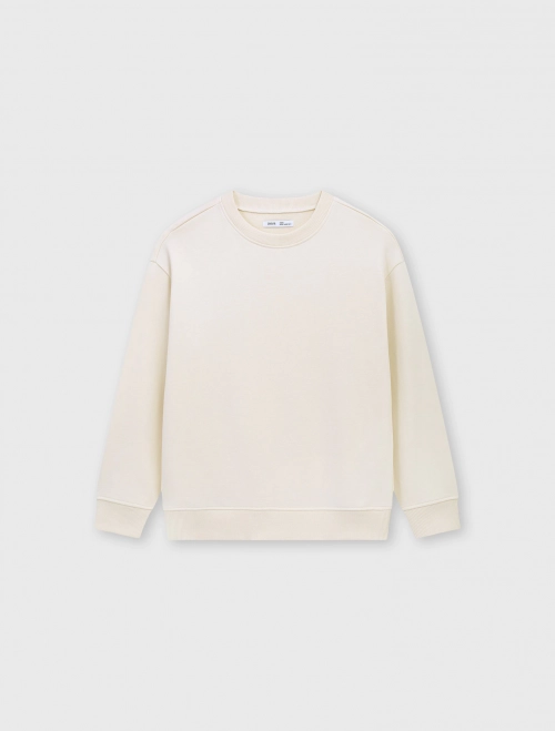 Áo nỉ unisex trẻ em dáng rộng
