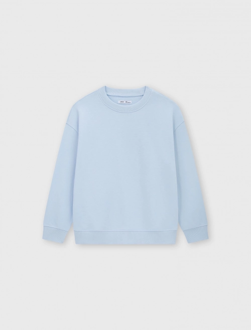 Áo nỉ unisex trẻ em dáng rộng