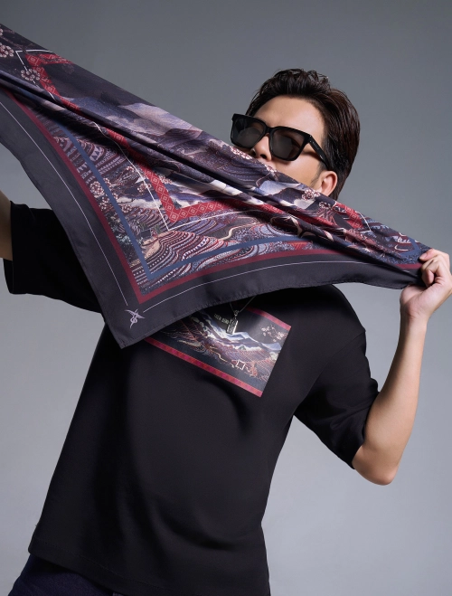 Khăn bandana họa tiết Trên đỉnh gió