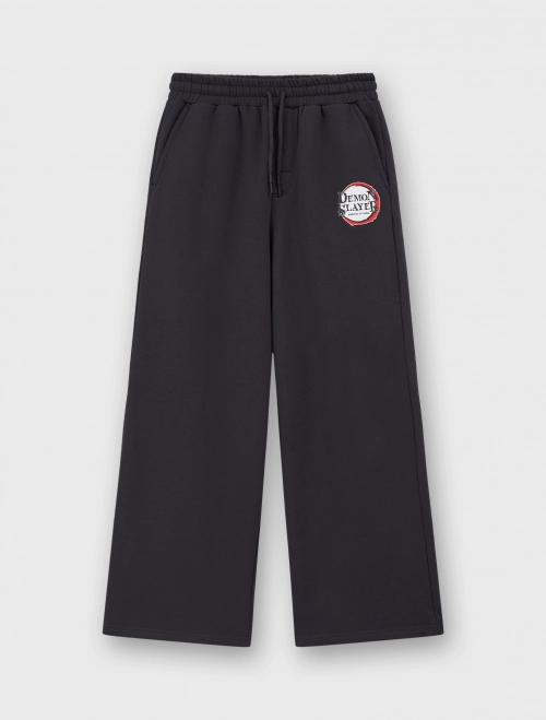 Quần nỉ vòng lông unisex người lớn hình in Demon Slayer