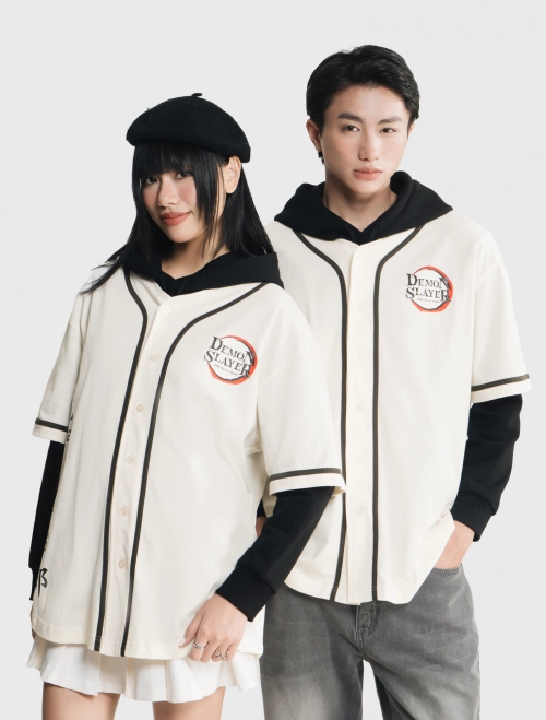 Áo khoác unisex người lớn in hình Demon Slayer