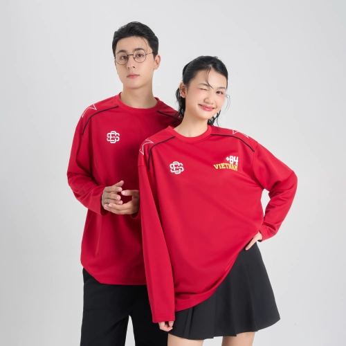 Áo phông unisex người lớn Canifa S Kết nối tự hào dáng oversized dài tay