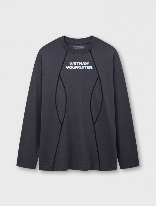 Áo thun tay dài unisex người lớn Youngster