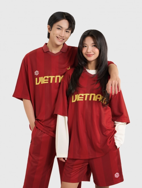 Áo polo người lớn VIETNAM ON THE PITCH