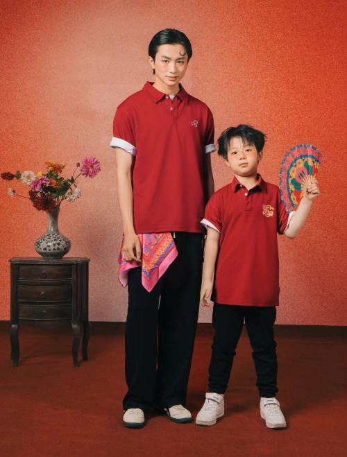 Áo polo tay ngắn unisex người lớn Ngọ Nghiêng