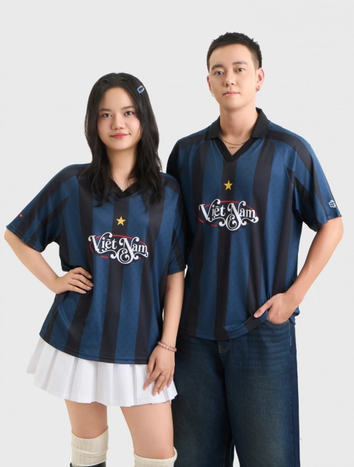 Áo Jersey Boxy Unisex Người Lớn Yêu Đời 