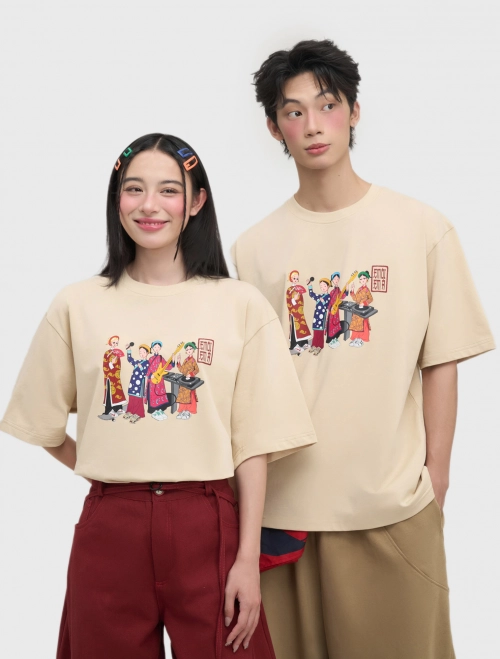 Áo phông unisex người lớn tranh Tố Nữ modern