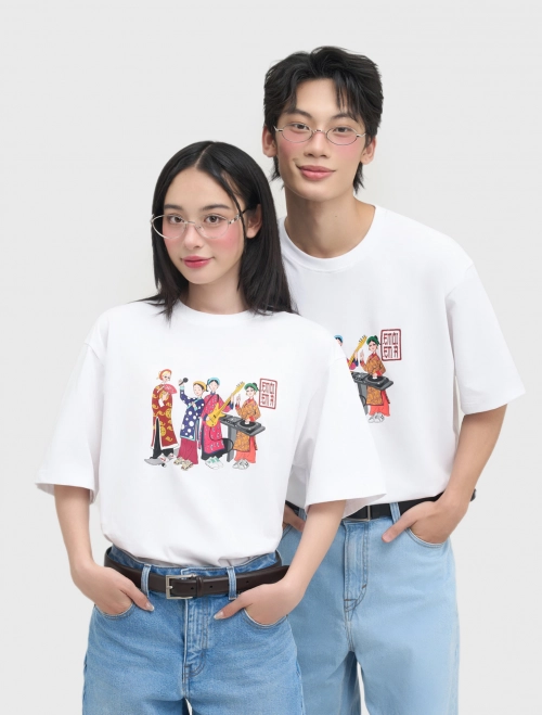 Áo phông unisex người lớn tranh Tố Nữ modern