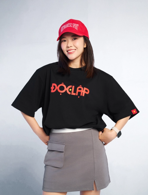 Áo phông unisex người lớn Độc Lập - Tự do - Hạnh phúc