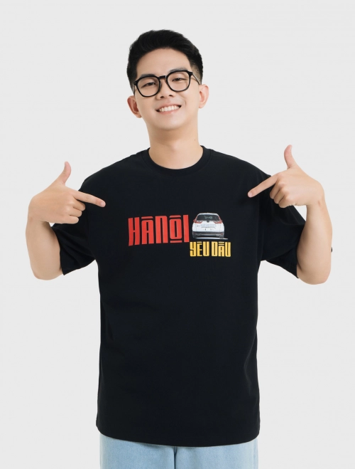 Áo phông typo unisex Chữ Việt yêu dấu
