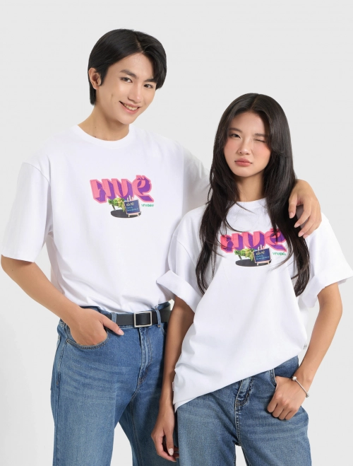 Áo phông typo unisex Chữ Việt yêu dấu