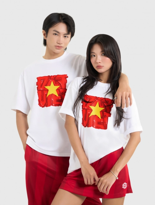 Áo phông typo unisex Đất Việt