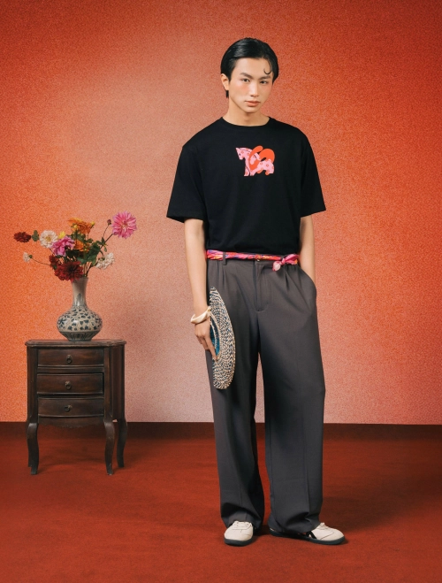 Áo thun tay ngắn unisex người lớn Ngọ Nghiêng