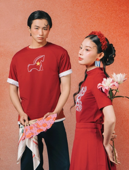 Áo thun tay ngắn unisex người lớn Ngọ Nghiêng