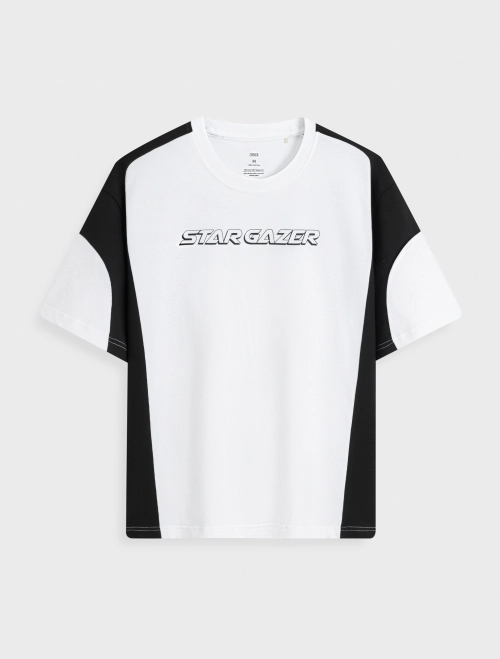Áo phông unisex người lớn cotton dáng oversize