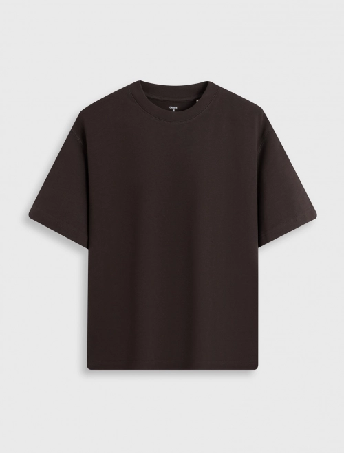 Áo phông unisex người lớn cotton dáng boxy