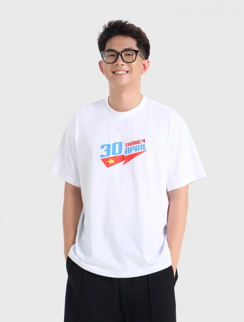 Áo phông Boxy Unisex Người Lớn Trạm Yêu Nước
