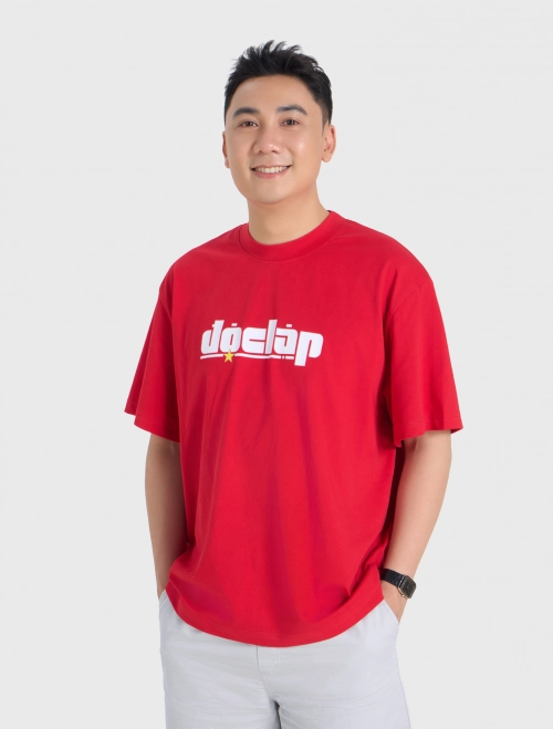 Áo Phông Boxy Unisex Người Lớn Độc Lập