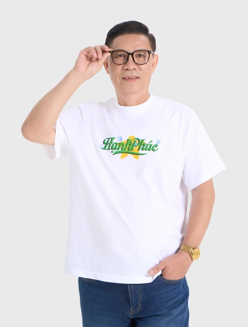 Áo Phông Boxy Unisex Người Lớn Hạnh Phúc