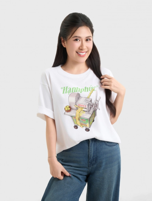 Áo phông Relax Unisex Người Lớn Vỉa Hè