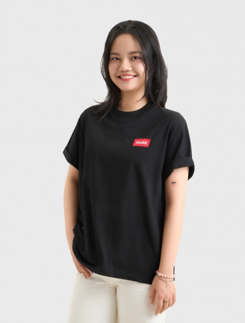 Áo phông Boxy Unisex Người Lớn Ăn Vặt