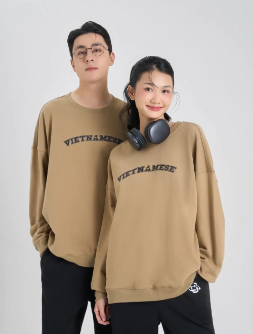 Áo nỉ unisex người lớn Canifa S Kết nối tự hào dáng relax